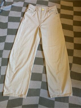 Zara white jeans